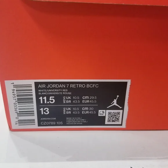 Nike Air Jordan 7 Retro BCFC PSG display picture 1